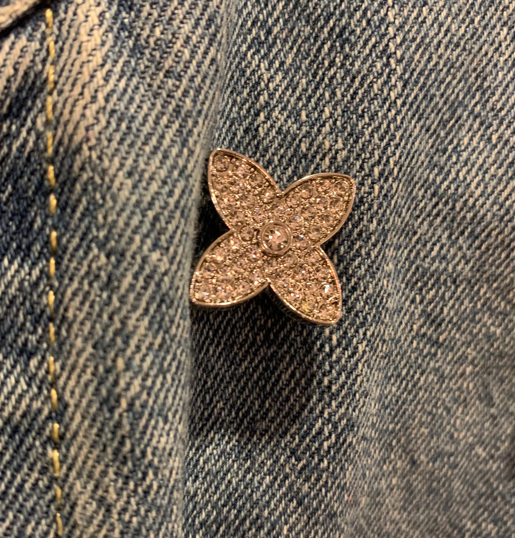 LV Flower Brooch