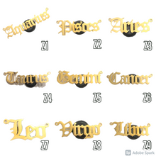 Load image into Gallery viewer, Zodiac Gold 1-12
